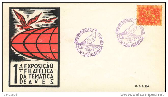 1964 Portugal  Oiseaux Birds Uccelli   Pigeon  Colombo Dove - Tauben & Flughühner