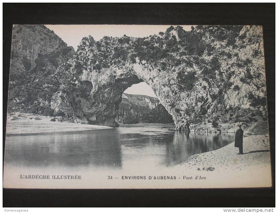 Environs D'AUBENAS - Pont D'Arc - Animée - Non Voyagée - Aubenas