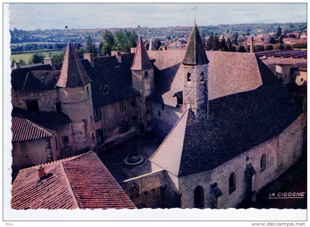 Cpsm 42 LOIRE  Charlieu  ABBAYE  VUE D ENSEMBLE - Charlieu