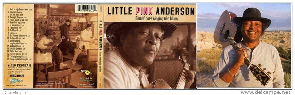 Blues Roots  LITTLE PINK ANDERSON +vidéo+ Biography Anglais Français - Blues