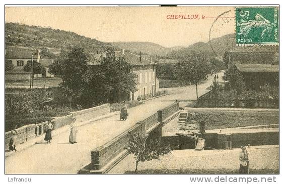 AUTE MARNE -ref 52298- Chevillon - Pont Du Canal - Carte Bon Etat - - Chevillon