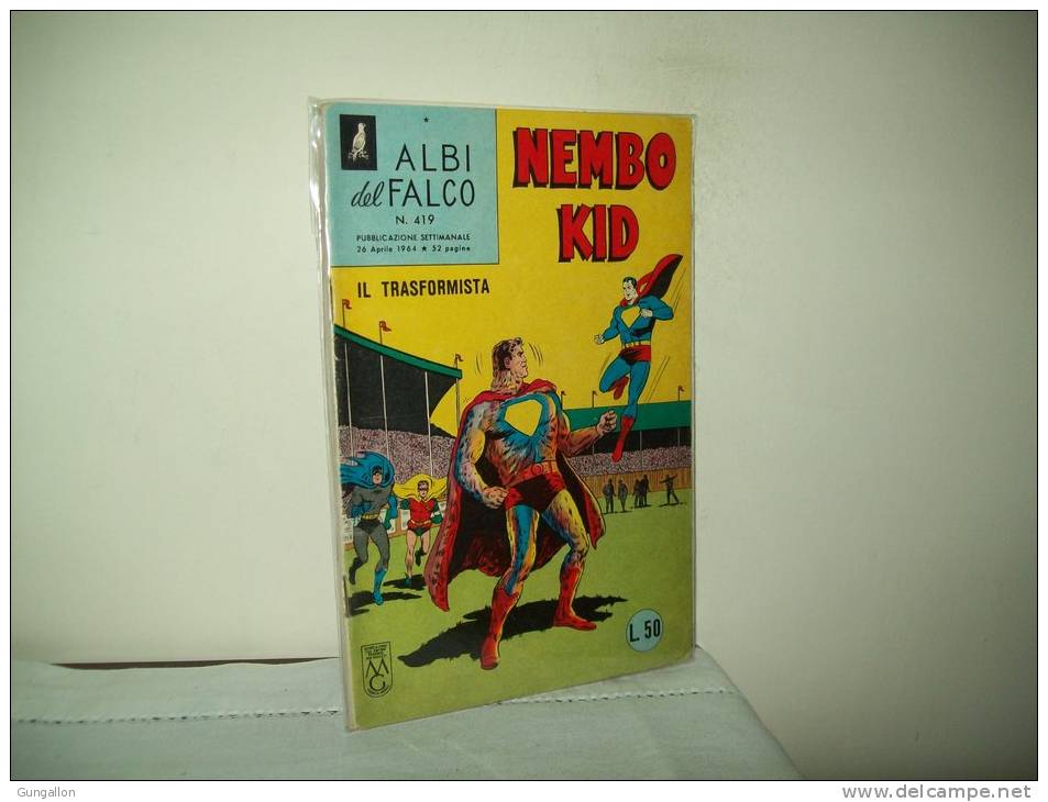 Albi Del Falco "Nembo Kid (Mondadori 1964)  N. 419 - Super Héros