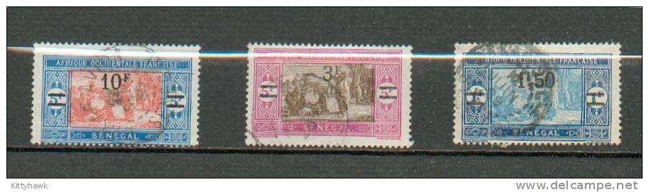 SEN 182 - YT 98 à 100 Obli - Used Stamps