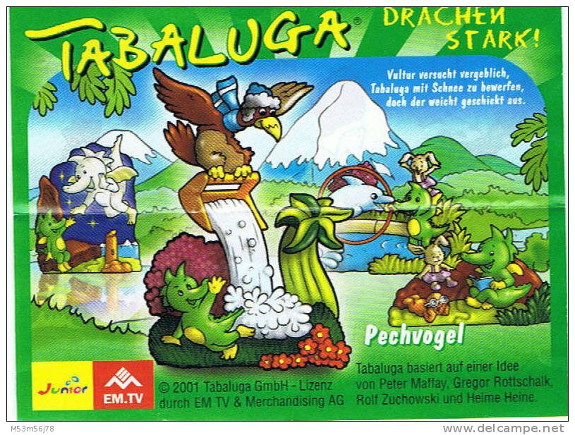 Tabaluga Drachen Stark 2000 - Pechvogel Mit BPZ - Maxi (Kinder-)