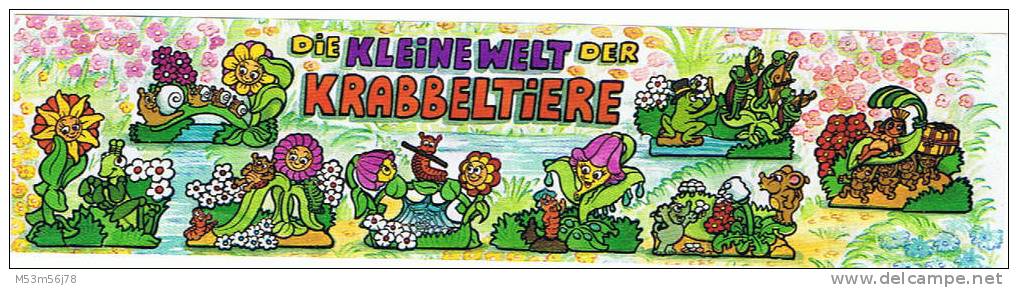 Ferrero 1999  Die Kleine Welt Der Krabbeltiere -"Die Blumenrutsche" - Incl.BPZ - Ü-Ei