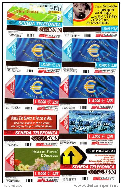 ITALY - 10 Different Used In Good Condition (lot 2) - Verzamelingen