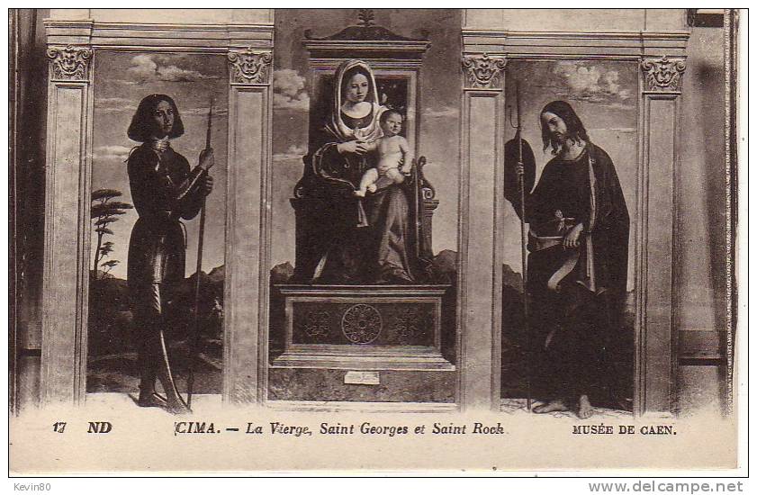 14 CAEN La Vierge Saint Georges Et Saint Roch - Caen