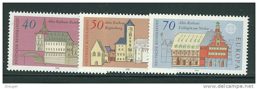 GERMANY  1978 EUROPA CEPT   MNH - 1978