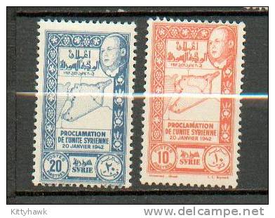 Syr 67 - YT 274-275 * - Unused Stamps