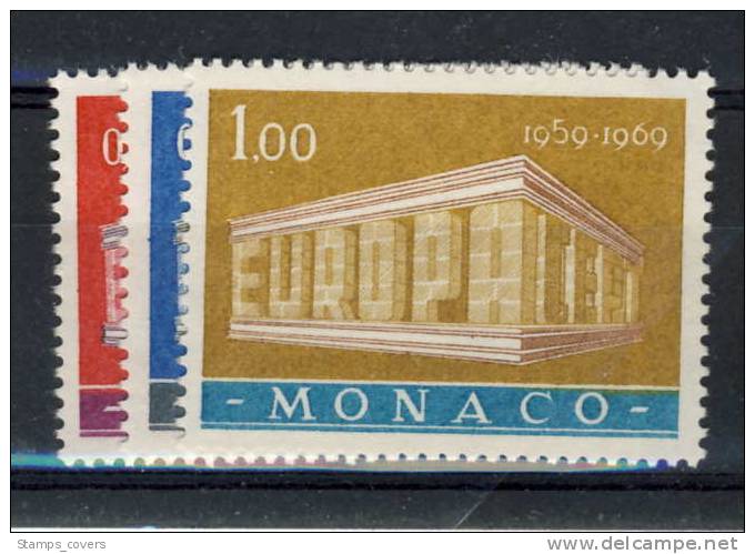 MONACO MNH** MICHEL 929/31 EUROPA 1969 - 1969