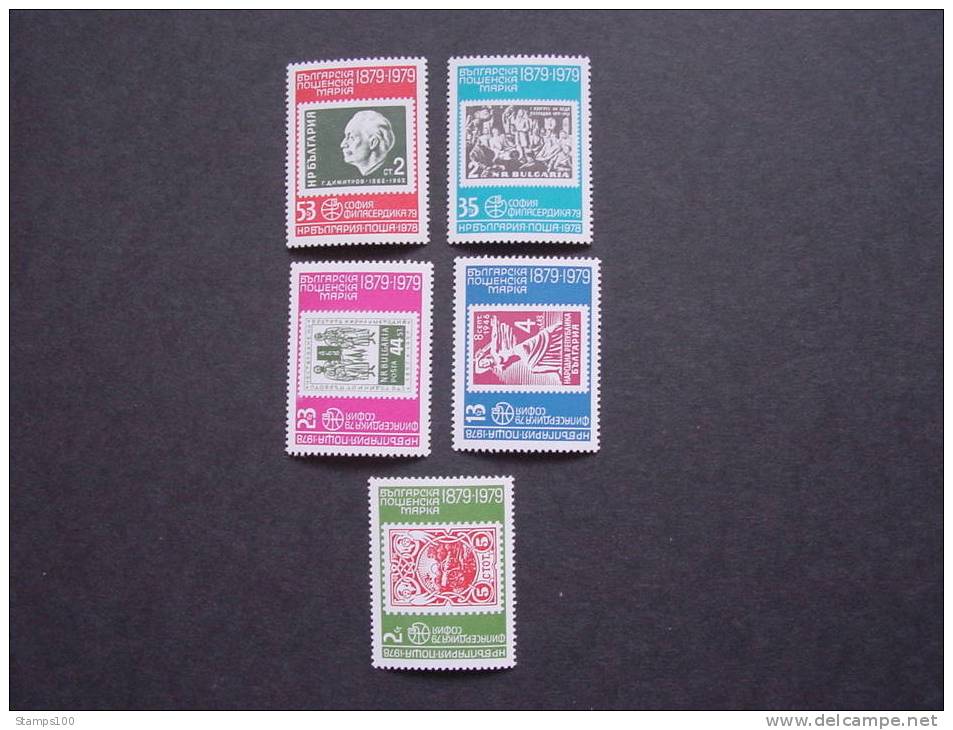 BULGARIA, BULGARIJE 1979 MNH ** YVERT 2432/36  MICHEL 2735/39  (011409) - Unused Stamps
