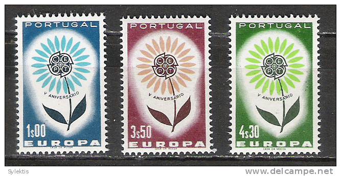 PORTUGAL 1964 EUROPA CEPT SET  MNH** - Nuevos