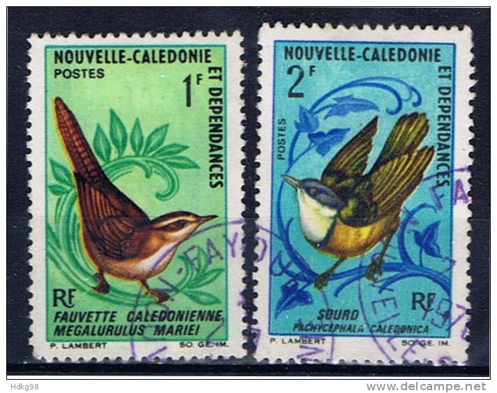 NC+ Neukaledonien 1967 Mi 448-49 Vögel - Used Stamps