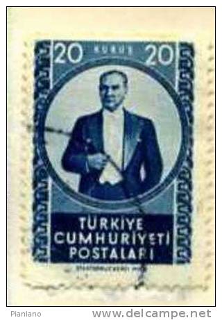 PIA - TUR - 1952 : Serie Corrente : Effigie Di Ataturk - (Yv 1152) - Gebruikt