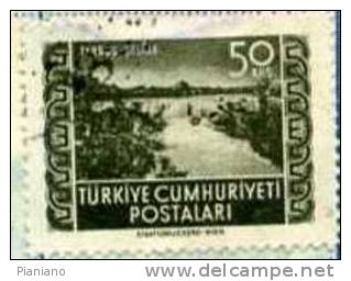 PIA - TUR - 1952 : Serie Corrente : Cascata Di Tarsus  - (Yv 1155) - Used Stamps