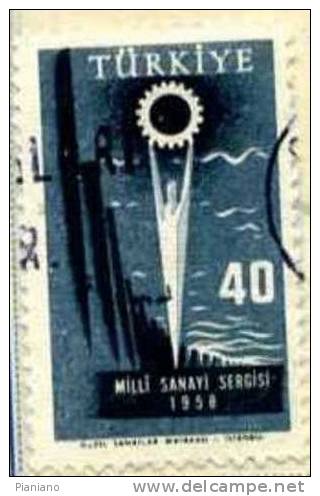 PIA - TUR - 1958 : Esposizione Nazionmale Dell´ Industria A Istambul  - (Yv 1410) - Used Stamps