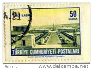 PIA - TUR - 1963 : Serie Corrente : Mausoleo Di Ataturk   - (Yv 1643) - Oblitérés