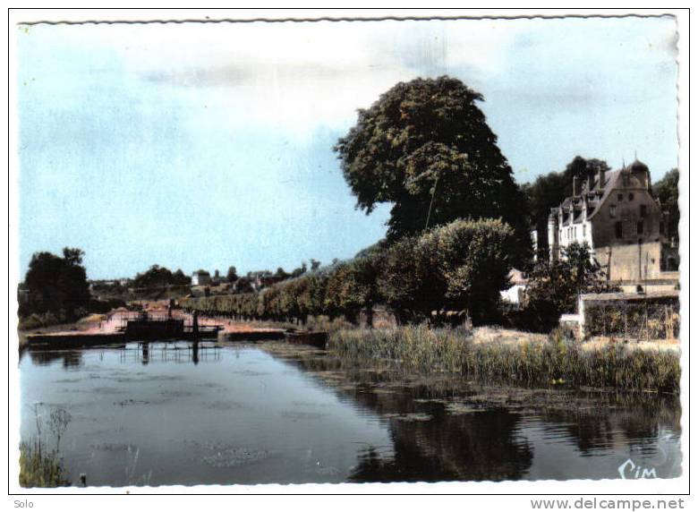CHATILLON EN BAZOIS - Le Canal Du Nivernais, L'Ecluse N°1 - Le Château - Chatillon En Bazois