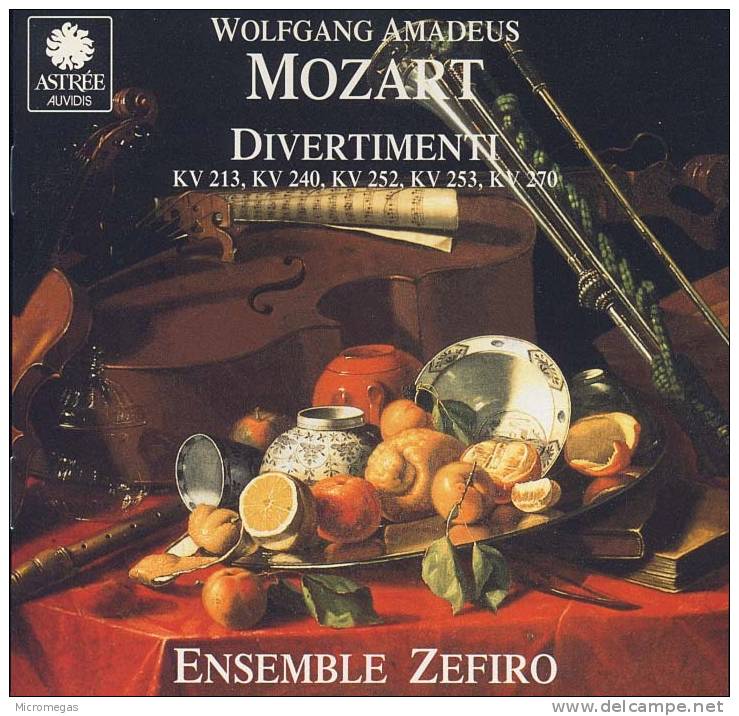 Mozart : Divertimenti, Ensemble Zefiro - Classique