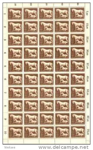 III-899/ Braunes Band 1944 Im Bogen 1 A Qualität ** (horse, Pferd, Caballo, Cheval) - Unused Stamps