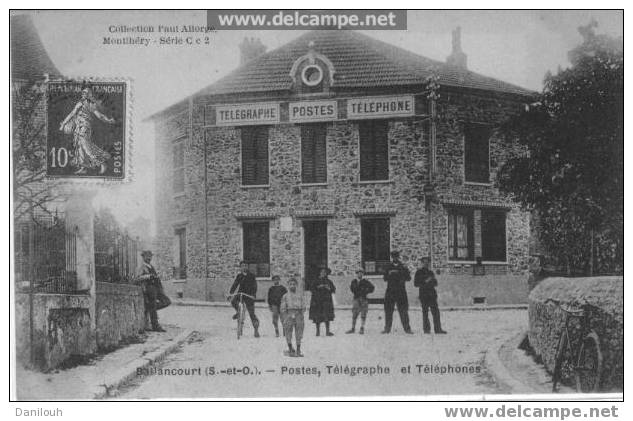 91 /// BALLANCOURT / Postes Télégraphes Téléphone, Collection Allorge - Ballancourt Sur Essonne