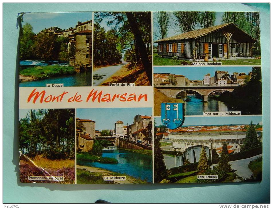 40-landes-mont De Marsan- Multivues -la Douze Pont- Les Arenes - Mont De Marsan