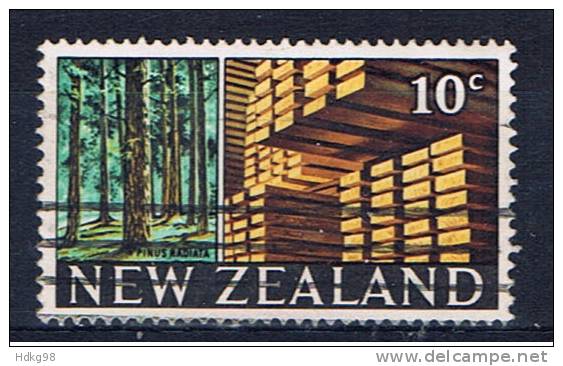 NZ+ Neuseeland 1968 Mi 480 Holzgewinnung - Oblitérés