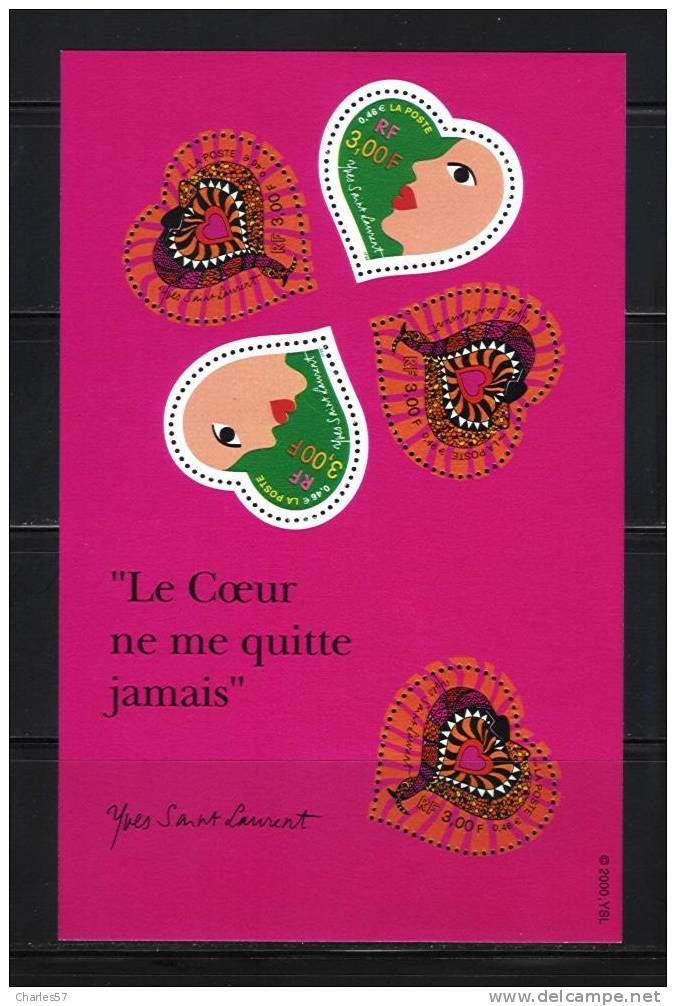 BF 27 - Saint Valentin "Coeurs 2000" Cote 9,00€ - Mint/Hinged