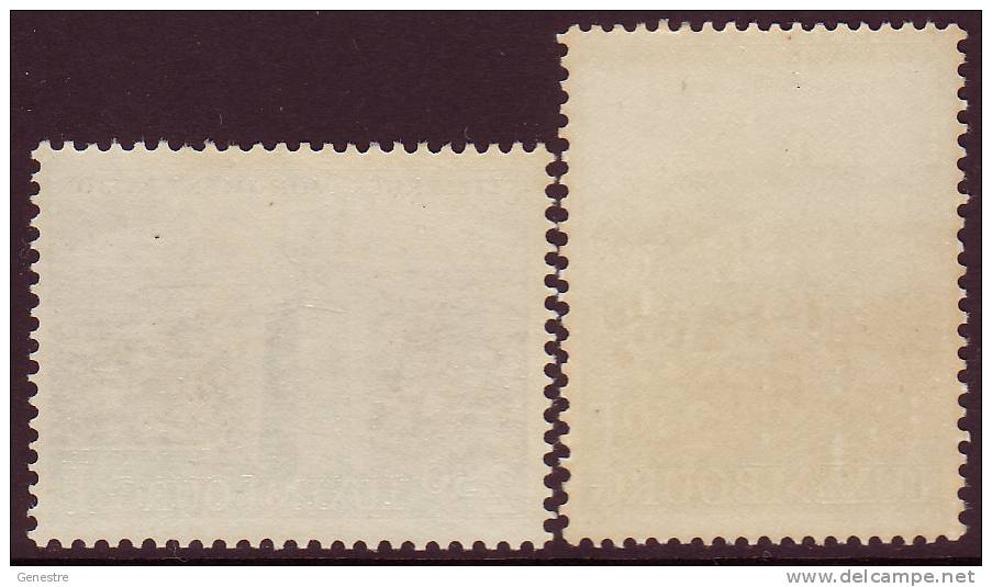 Luxembourg - 1961 - Y&T  599 à 600 ** (MNH) - Unused Stamps