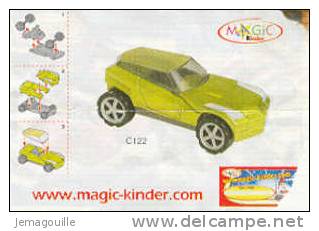 KINDER - C122 -  Figurine Avec Bpz * - Aufstellfiguren