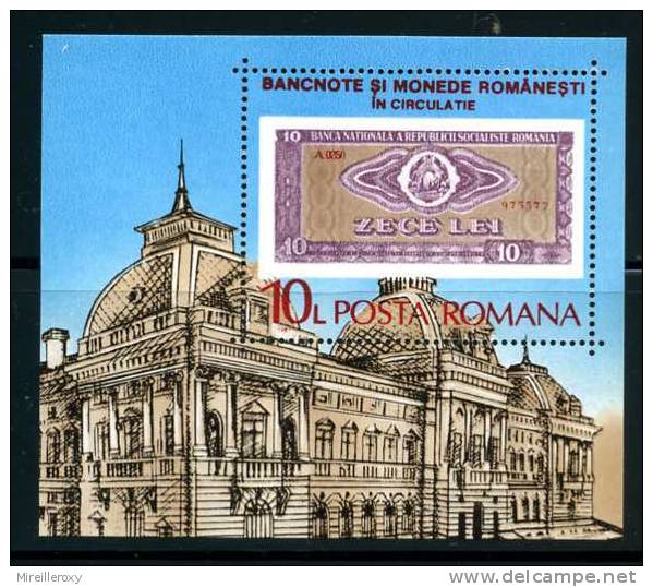 MONNAIE ROUMAINE / BILLET DE10L / BLOC ROUMANIE - Monnaies