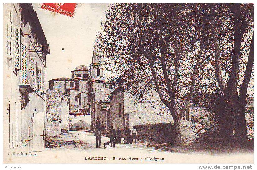 LAMBESC   AV D AVIGNON  1911 - Lambesc