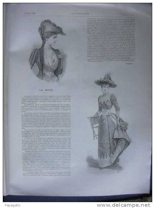 L’ILLUSTRATION 2421 L’EXPOSITION/ FRONTIERE ITALIENNE - 1850 - 1899