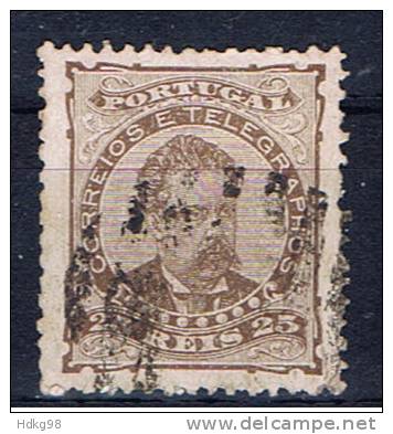 P Portugal 1882 Mi 56B Königdsporträt - Used Stamps