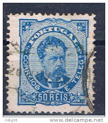 P Portugal 1882 Mi 57B Königsporträt - Used Stamps