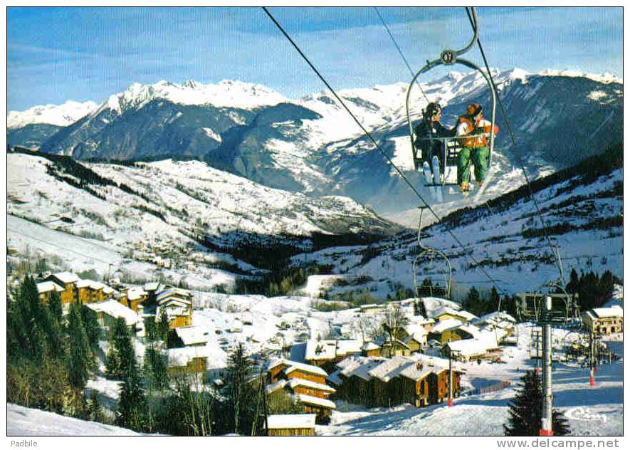 Carte Postale 73. Valmorel  Les Avanchers  Le Télésiège Trés Beau Plan - Valmorel