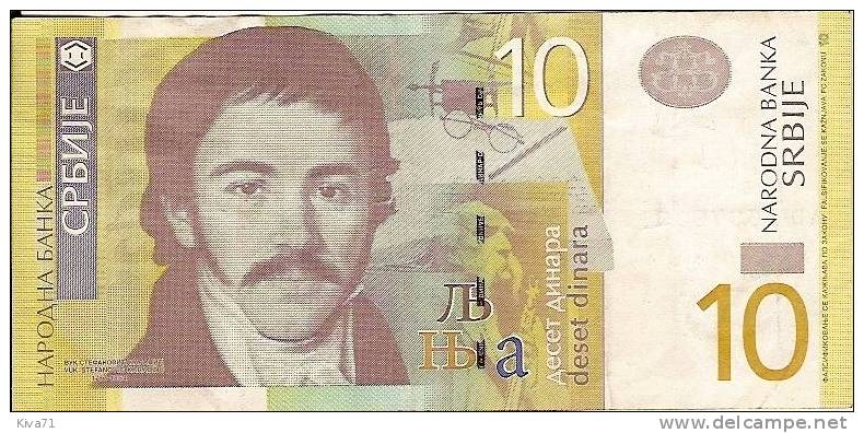 10 Dinars    "SERBIE"       2006        Bc147 - Servië