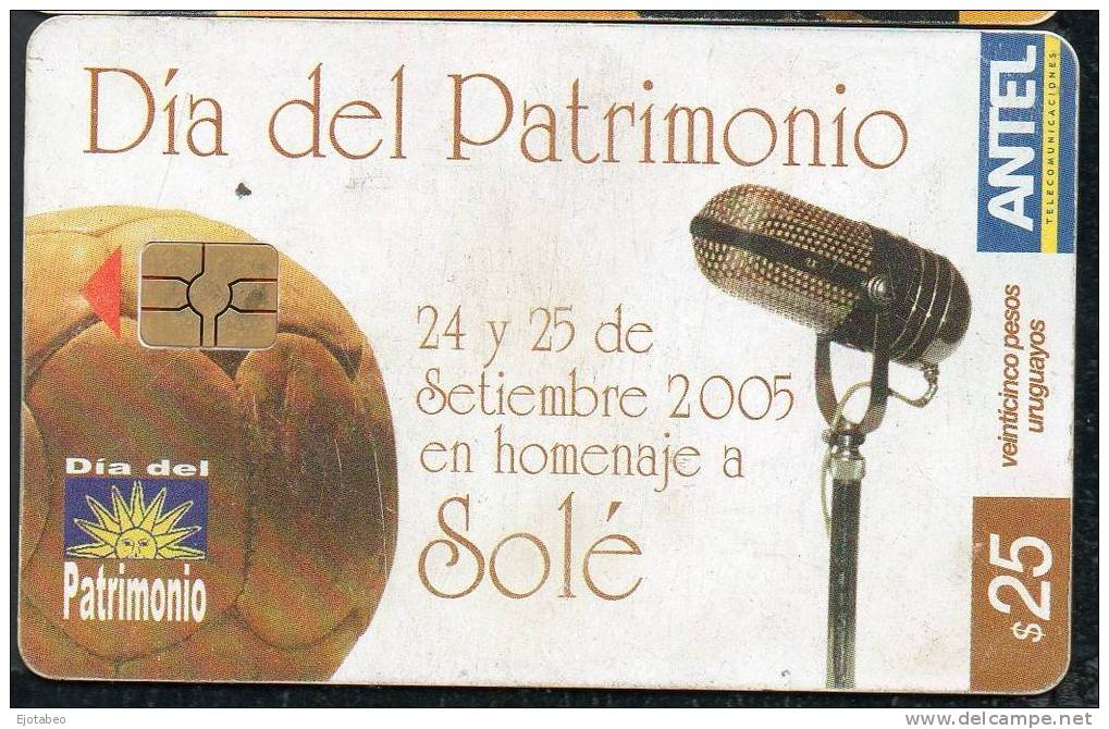 43 URUGUAY Tarj.Telef. 411a -Dia Del Patrimonio - 2005 - Uruguay