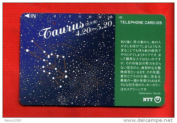 Japan Japon  Telefonkarte Télécarte Phonecard Telefoonkaart  -   One Punch Sternzeichen  Zodiac Horoskop  Horoscope - Zodiac