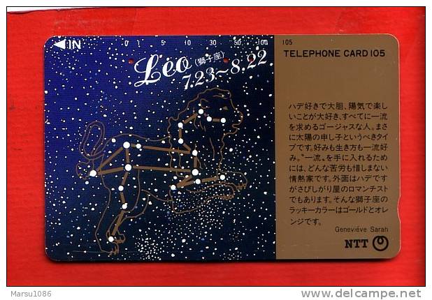 Japan Japon  Telefonkarte Télécarte Phonecard Telefoonkaart  -    Sternzeichen  Zodiac Horoskop  Horoscope - Zodiac