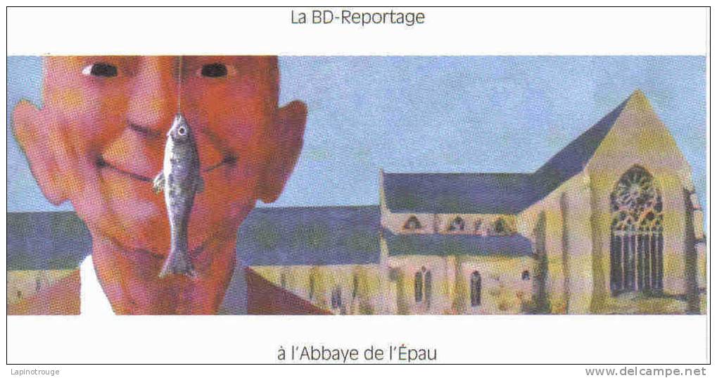 Carte Postale RABATE Pascal Exposition BD Reportage Abbaye De L'Epau 2007 (Les Petits Ruisseaux...) - Postcards