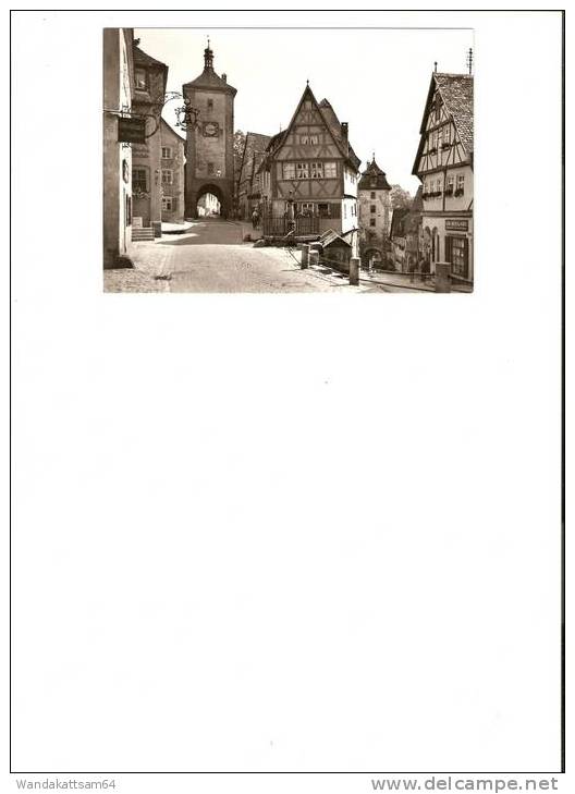 AK 8803 Rothenburg Ob Der Tauber Plönlein - Ploenlein - Rothenburg O. D. Tauber