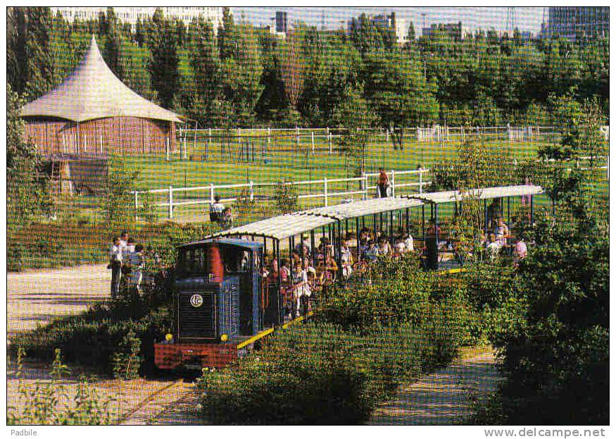 Carte Postale 92. Villeneuve-la-Garenne  Gennevilliers Le Petit Train Duparc Des Chanteraines Trés Beau Plan - Villeneuve La Garenne