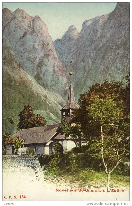 Suisse - Novel Sur St Gingolph - Eglise - Saint-Gingolph