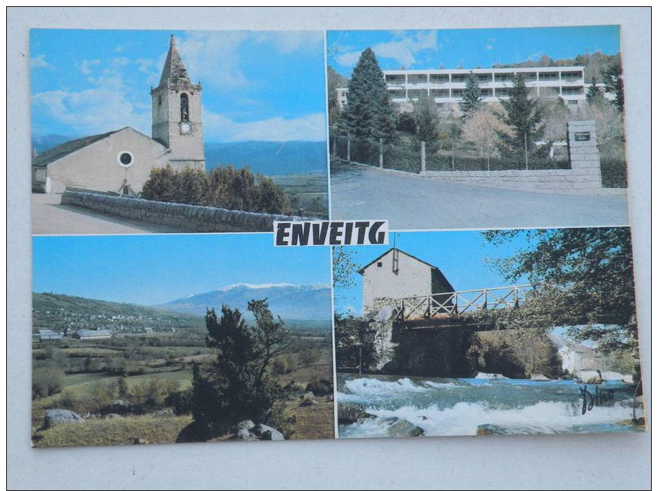 Carte Postale  Ancienne : ENVEIGT : Centre De Vacances, 4 Vues - Autres & Non Classés
