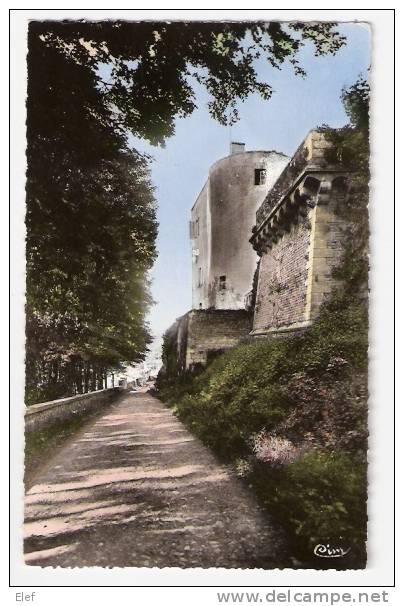 COUHE - VERAC (Vienne) : Perspective Vers La Tour De L'ancien Chateau ;actuellement , Collège St-Martin; 1961; TB - Couhe