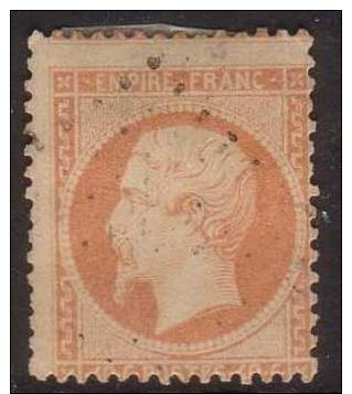 France N° 23 Obl. Cote : 7.00 € - 1862 Napoléon III