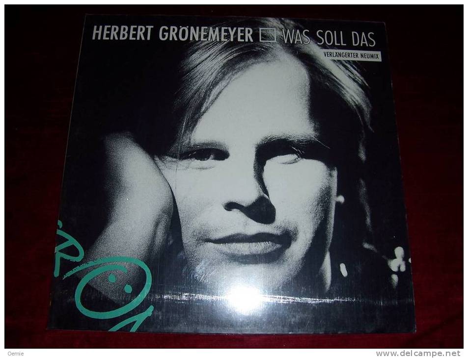 HERBERT  GRONEMEYER  WAS SOLL DAS - 45 T - Maxi-Single