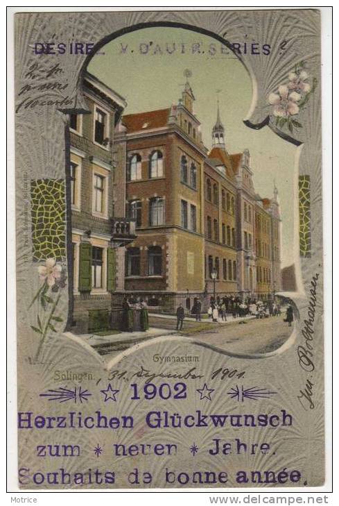 SOLINGEN     -      Gymnasium(carte 1900). - Solingen