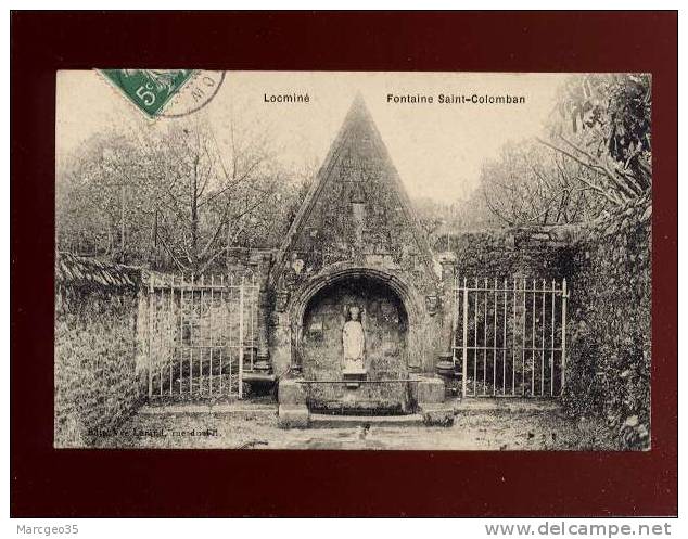 Locminé Fontaine Saint Colomban édit.lorand  Belle Carte - Locmine